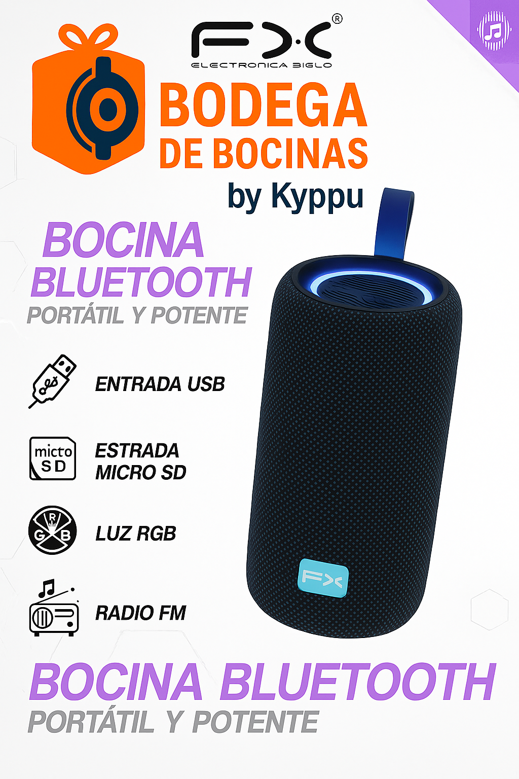 Bocina Bluetooh BS-219