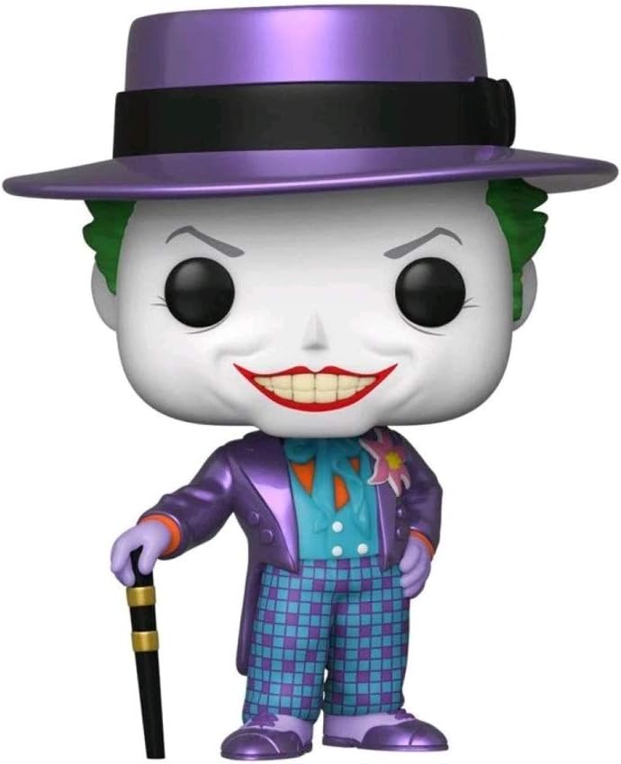 Funko Pop! Batman Metallic 1989 Joker Exclusive Vinyl Figure 337