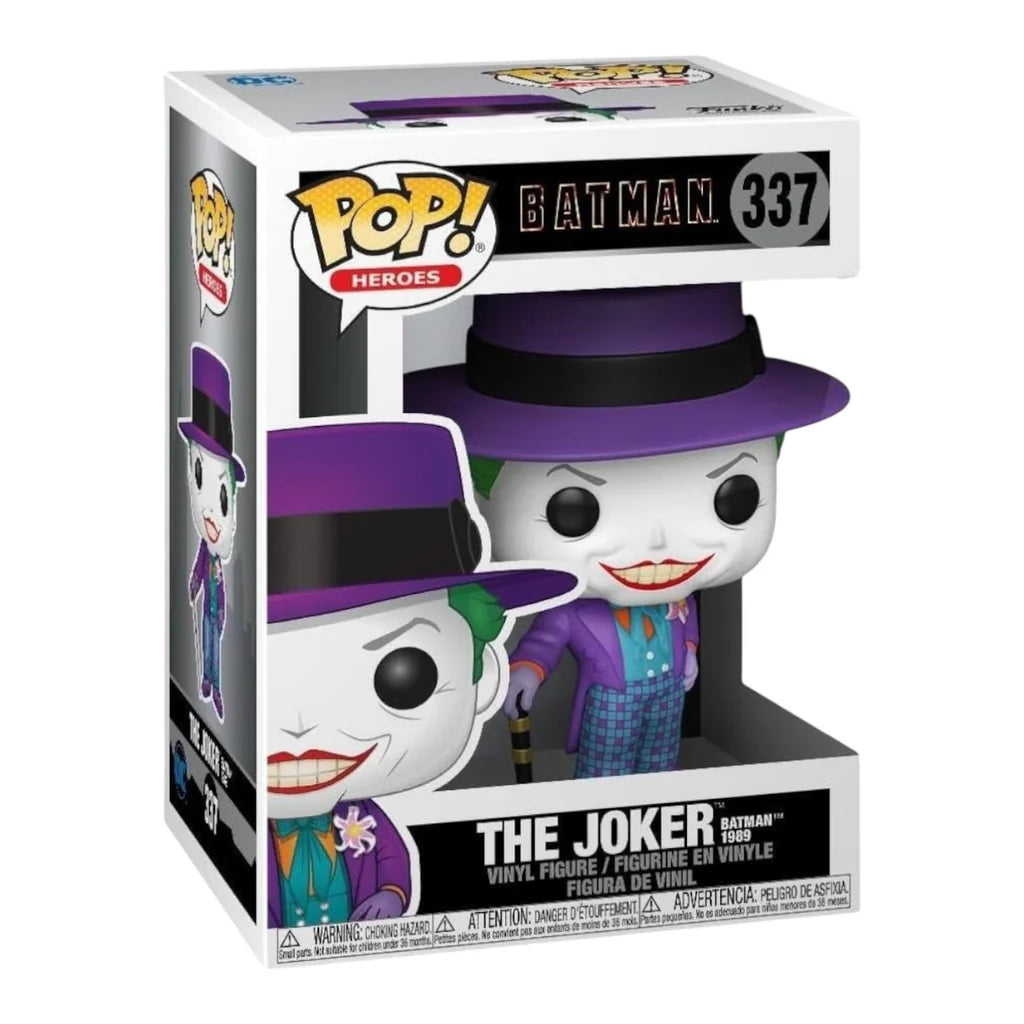 Funko Pop! Batman Metallic 1989 Joker Exclusive Vinyl Figure 337