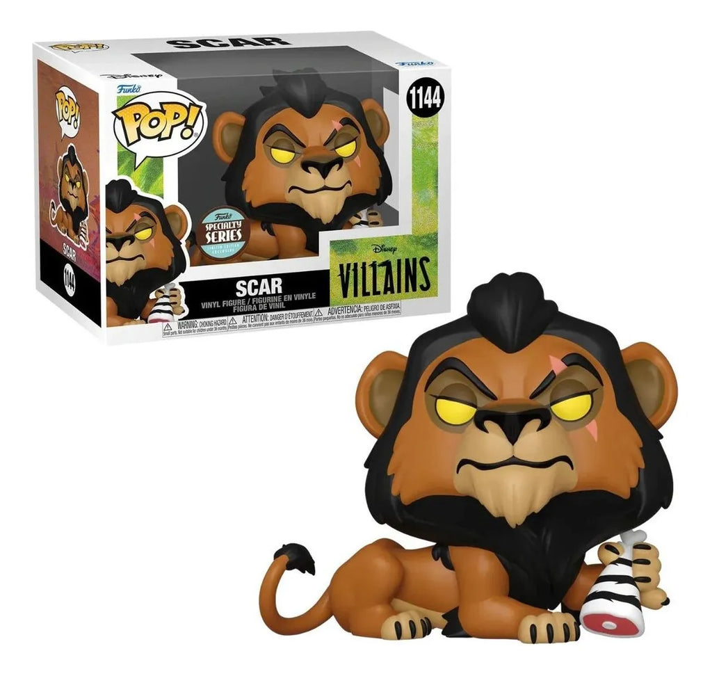 Funko Pop, villanos de Disney, exclusivo de El rey león, Scar 1144