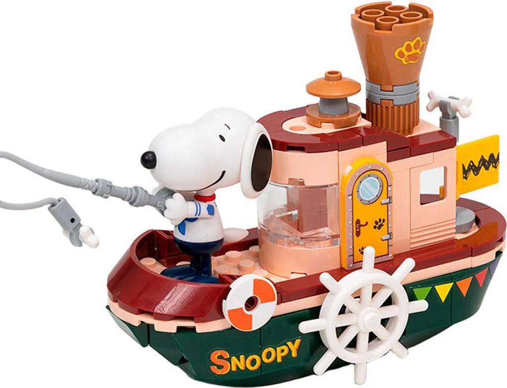 Juego Construcción Snoopy Pantasy Peanuts Steam Boat Cantidad De Piezas 142